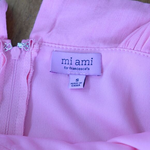 Francesca's Cleo Exaggerated Bow‎ Mini Dress Date Night Romantic Sz S - Picture 10 of 12